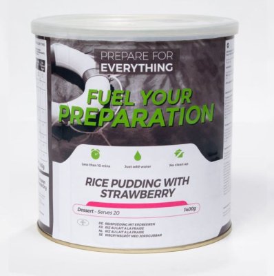 Fuel Your Preparation | Rice Pudding with Strawberry | Frystorkad mat | 1400g