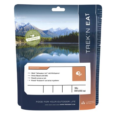 Trek'n Eat | Swiss muesli with milk | Frystorkad mat | 150g