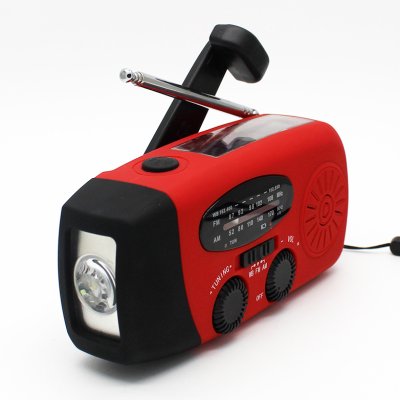 Vevradio HY-088 | Solceller | Powerbank 2000 mAh | Nödradio
