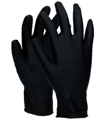 Nitrilhandskar Puderfri Medium 200 st svarta