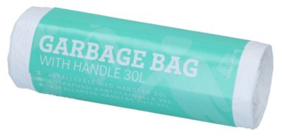 Avfallspåse med handtag 30 L