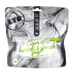 LyoFood | Cream of broccoli and spinach soup with Mozarella and pumpkin seeds | Frystorkad mat | 60g