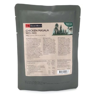 24 Hour Meals | Chicken Masala with rice | MRE | 400g