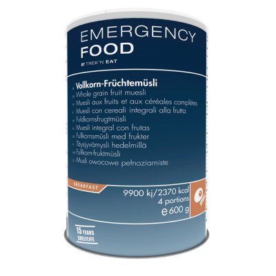 Emergency Food | Whole grain fruit muesli | Frystorkad mat | 600g
