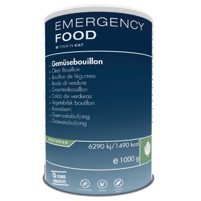 Emergency Food | Clear Bouillion | Frystorkad mat | 1000g