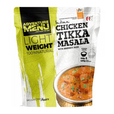 Adventure Menu | Chicken tikka masala with basmati rice | Frystorkad mat | 115g