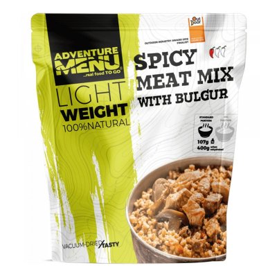 Adventure Menu | Spicy meat mix with bulgur Big Portion | Frystorkad mat | 160g