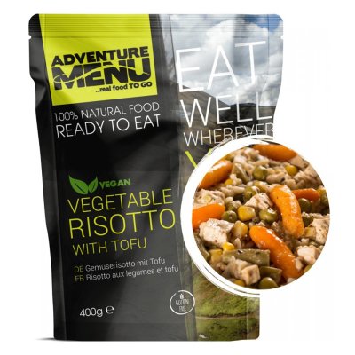 Adventure Menu | Vegetable risotto with Tofu | MRE | 400g