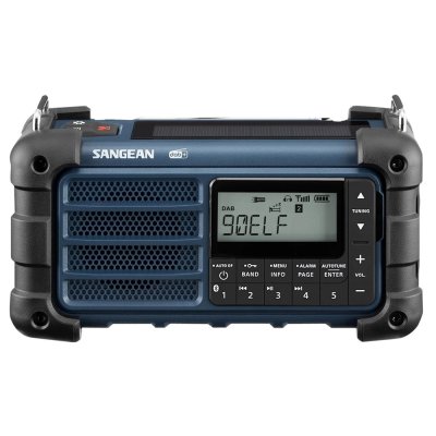 Vevradio Sangean MMR99 DAB Blue | Solceller | Powerbank 2600 mAh | Nödradio