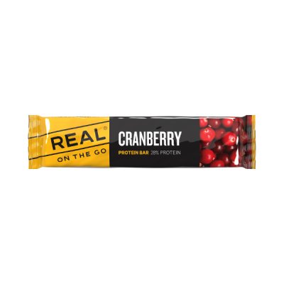 Real On The Go Cranberry Protein Bar | 40g