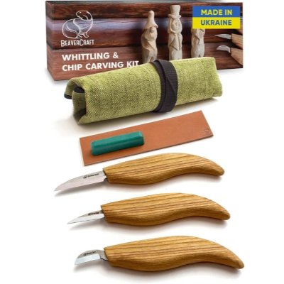 BeaverCraft Träsnidarknivset S15