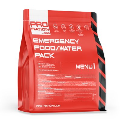 Pro Ration | Emergency Food/Water Pack Menu V | MRE | 2200g