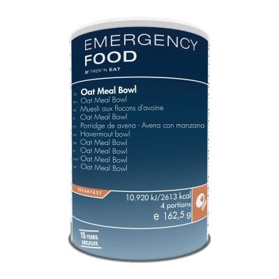 Emergency Food | Oat Meal Bowl | Frystorkad mat