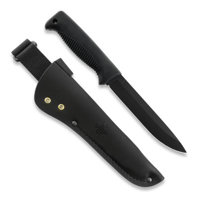 Peltonen M95 Ranger Puukko | PTFEblack | TPEblack | Leatherblack