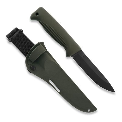 Peltonen M07 Ranger Puukko | PTFEblack | TPEgreen | Compositegreen