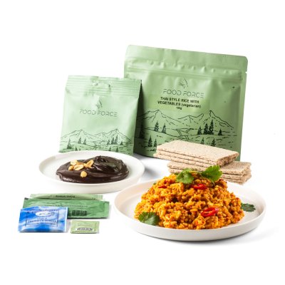 Food Force | Thai Style Rice with Vegetables Main Meal | Frystorkad mat | 272g