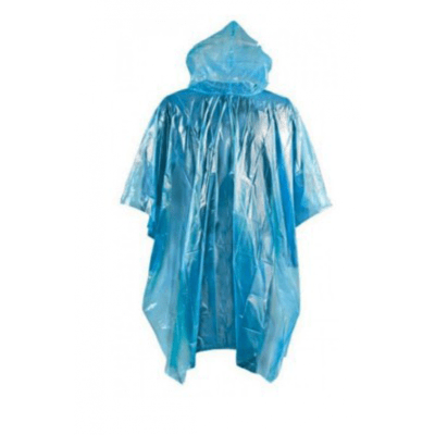 Nödponcho Blå