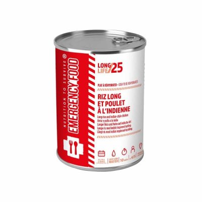 NTS Emergency Food | Long rice and Indian-style chicken | Frystorkad mat | 1800g