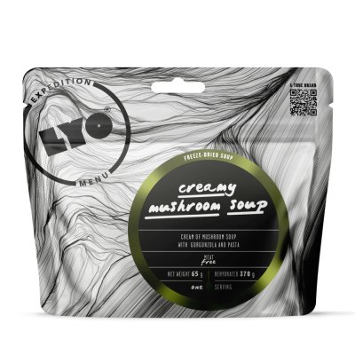 LyoFood | Cream of mushroom soup with Gorgonzola and pasta | Frystorkad mat | 65g