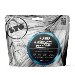 LyoFood | Organic porridge with apple, cranberry, cinnamon & chia | Frystorkad mat | 70g