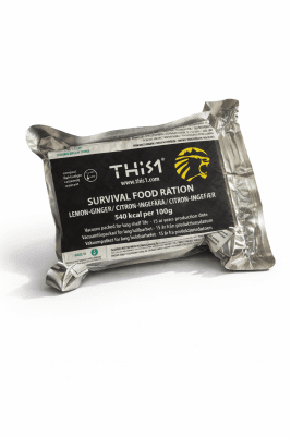 This-1 | Survival Bar | Lemon-ginger | Lång Hållbarhet | 100g