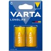 Varta Longlife C-batteri 2-pack