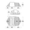 Big Agnes Blacktail Hotel 2 Olive/Chinois Green | Tält | 2 personer