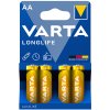 Varta Longlife AA-batteri 4-pack