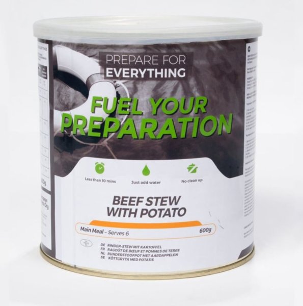 Fuel Your Preparation | Beef and Potato Stew | Frystorkad mat | 600g