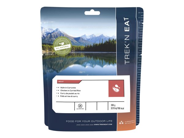 Trek'n Eat | Chicken in Curried Rice | Frystorkad mat | 200g