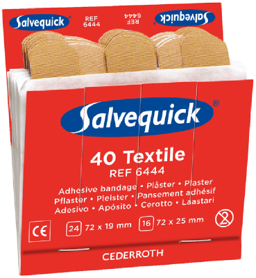 Cederroth Salvequick Textilplåster 40 st