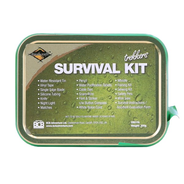 Överlevnadskit BCB Trekkers survival kit
