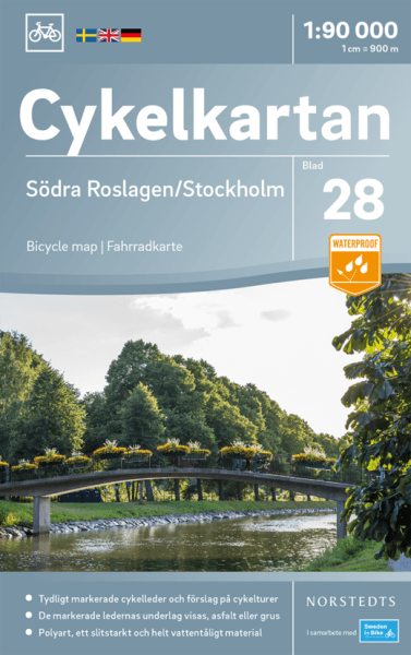 Cykelkartan Södra Roslagen Stockholm