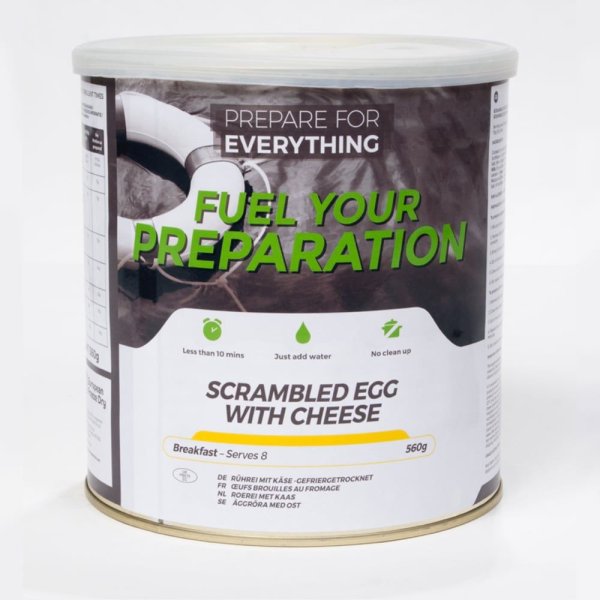 Fuel Your Preparation | Scrambled Egg with Cheese | Frystorkad mat | 560g