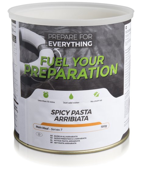 Fuel Your Preparation | Spicy Pasta Arrabiata | Frystorkad mat | 700g