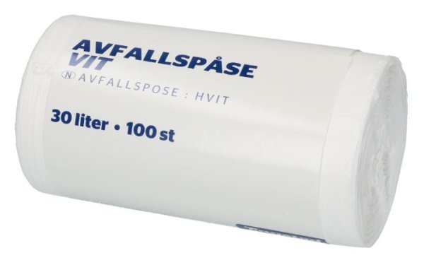 Avfallspåse 30L 100st