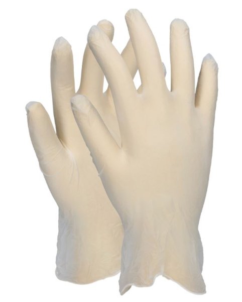 Vinylhandskar Puderfri Medium 200 st Vita