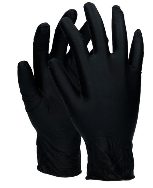 Nitrilhandskar Puderfri Medium 200 st svarta
