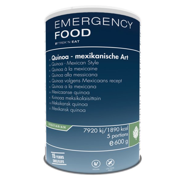 Emergency Food | Quinoa Mexican Style | Frystorkad mat | 600g