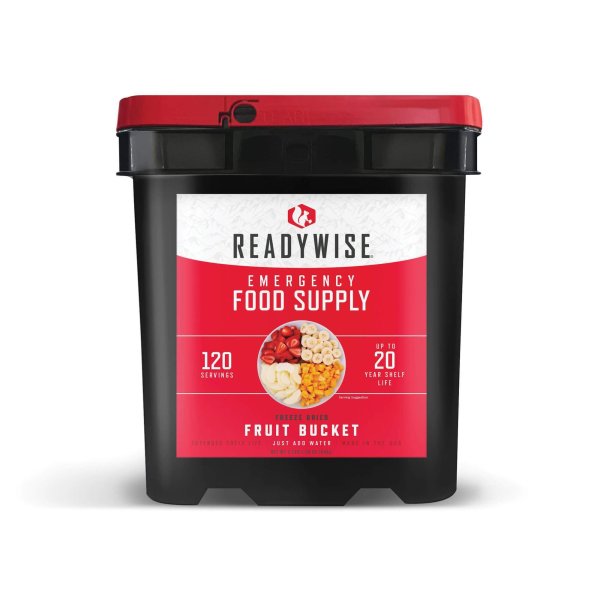 ReadyWise Freeze Dried Fruit Bucket | Frystorkad mat | Matranson | 848g