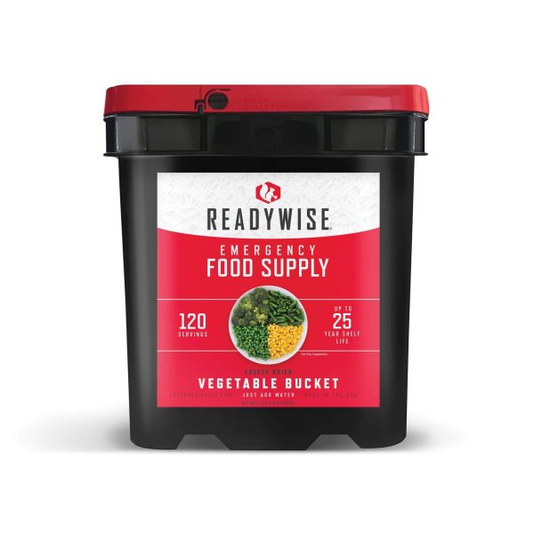 ReadyWise Freeze Dried Vegetable Bucket | Frystorkad mat | Matranson | 926g