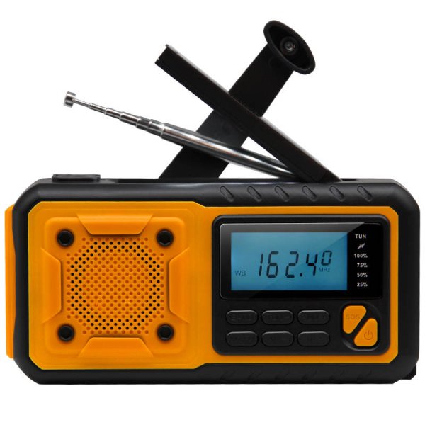 Vevradio SY-376 | Solceller | Powerbank 4000 mAh | Nödradio