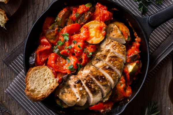 Adventure Menu | Chicken supreme with ratatouille | Frystorkad mat | 75g
