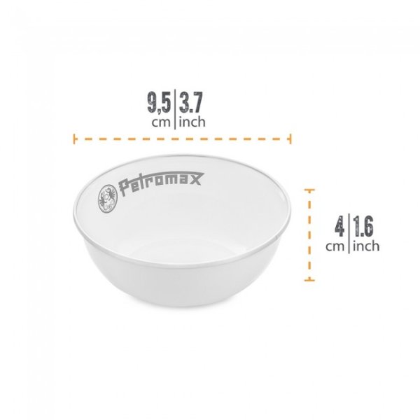 Petromax Enamel Bowls 160ml 2 st Vita 