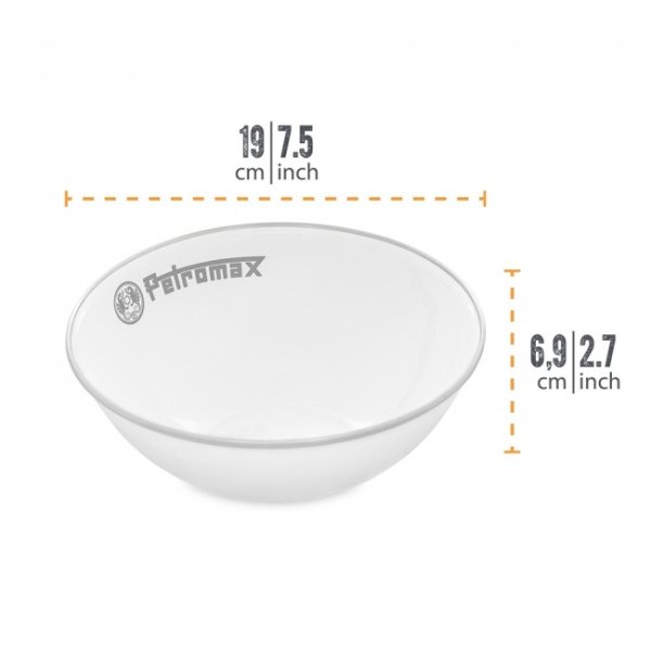 Petromax Enamel Bowls 1L 2 st Vita