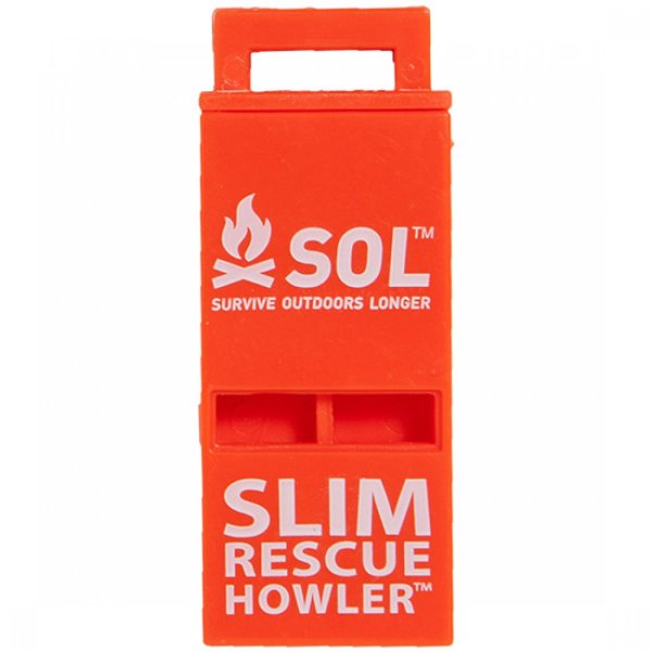 SOL Slim Rescue Howler Whistle