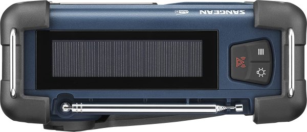 Vevradio Sangean MMR99 DAB Blue | Solceller | Powerbank 2600 mAh | Nödradio