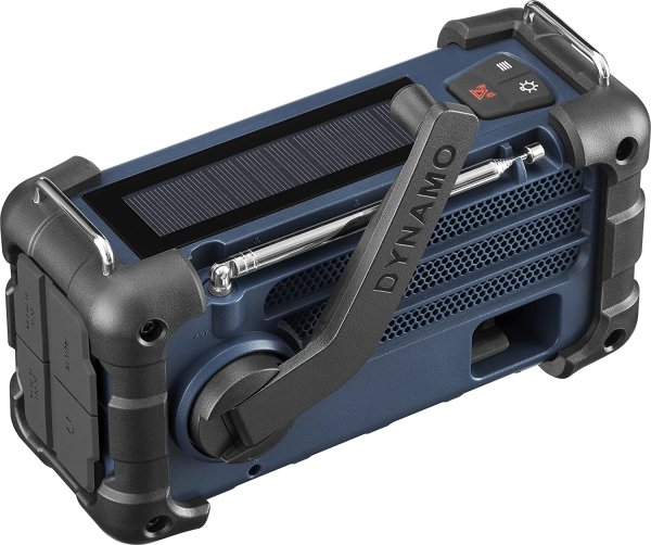 Vevradio Sangean MMR99 DAB Blue | Solceller | Powerbank 2600 mAh | Nödradio