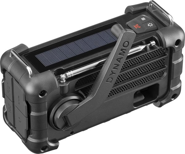 Vevradio Sangean MMR99 DAB Black | Solceller | Powerbank 2600 mAh | Nödradio