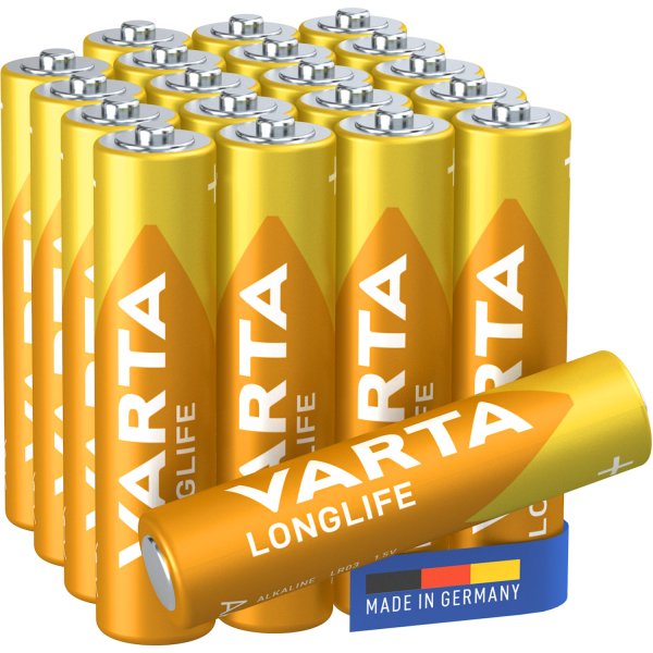 Varta Longlife AAA-batteri 20-pack